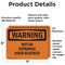 Signmission Not An Entrance Door Blocked OSHA Warning Sign, Vinyl Decal, 7in W x 5in L, 2PK OS-2PACK-WS-D-57-L-12282 - alternate 6
